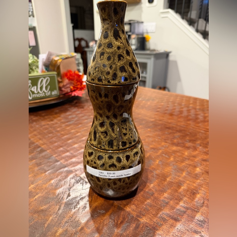 Leopard Pattern Candle Holder